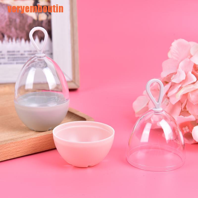 [Hàng mới về] Hộp đựng mút trang điểm quả trứng bảo quản chống ẩm mốc