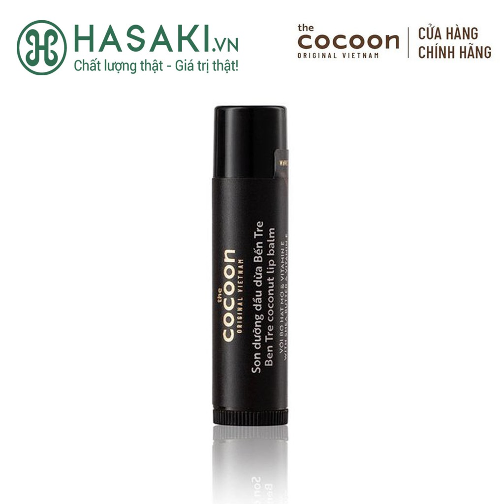 Son Dưỡng Dầu Dừa Bến Tre Cocoon Ben Tre Coconut Lip Balm 5g