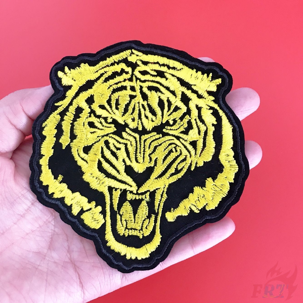☸ Miếng Vá Hình Hổ Bengal Tiger Patch ☸ 1 Miếng Vá Ủi Quần Áo Diy Hình Hổ - Series 02) (M-11140)