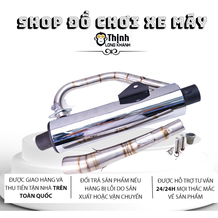 Lon pô + Cổ 2 khúc BENT-Fast + Lon ORBR + 2c Lò Xo + Tiêu giảm thanh