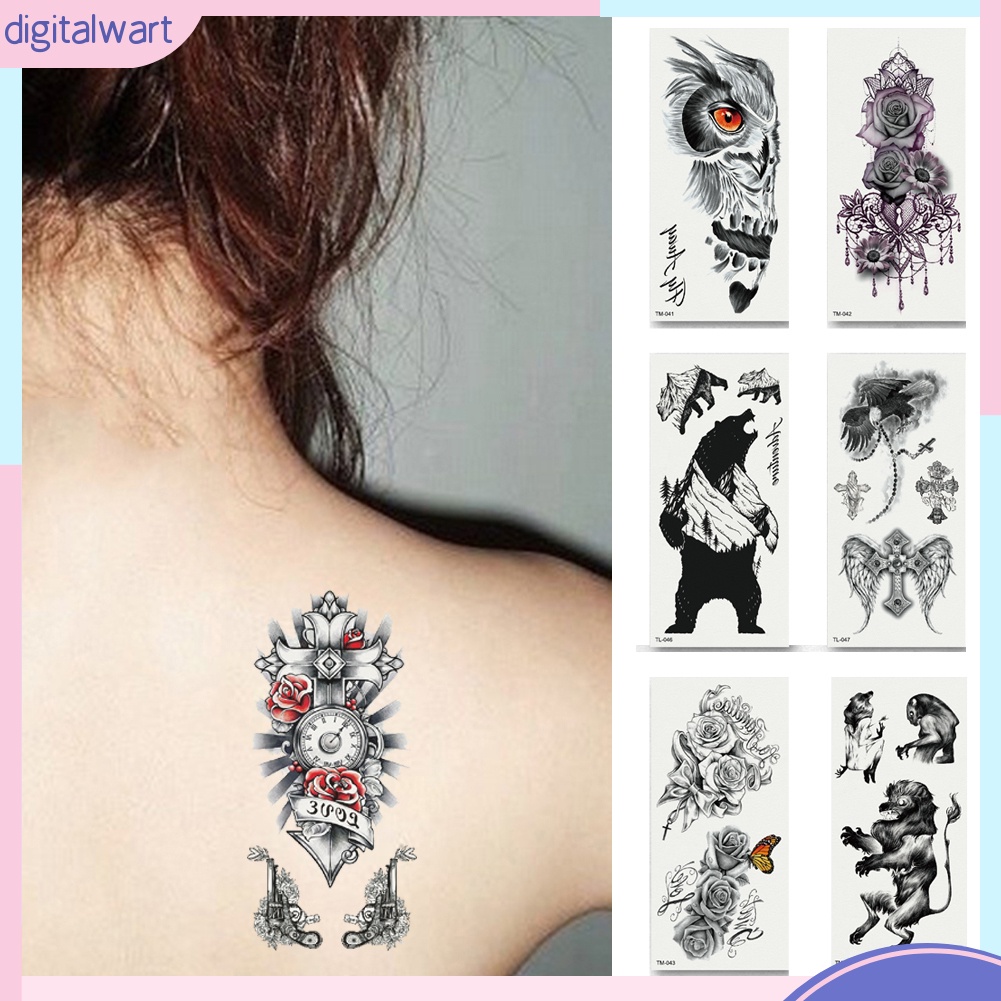 Set 2 tấm hình xăm dán hoa văn thời trang