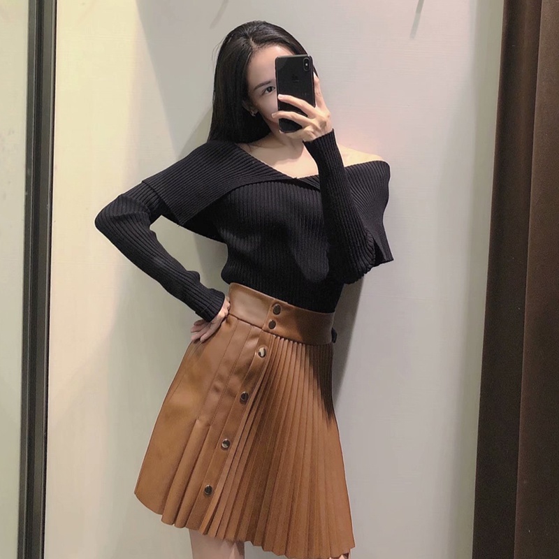 [CÓ SẴN] Áo len nữ vai ngang gợi cảm, áo len trễ vai ulzzang Hàn Quốc A837 có video ảnh thật | BigBuy360 - bigbuy360.vn