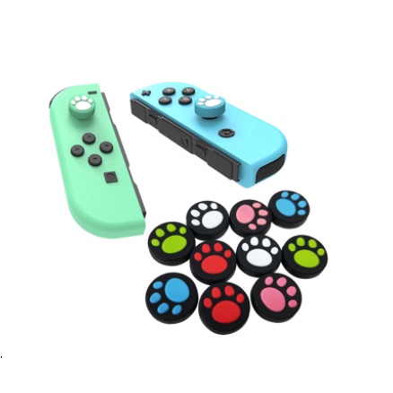 Bọc Analog Chân Mèo Silicon Joycon  Nintendo Switch / Switch Lite / Switch Oled