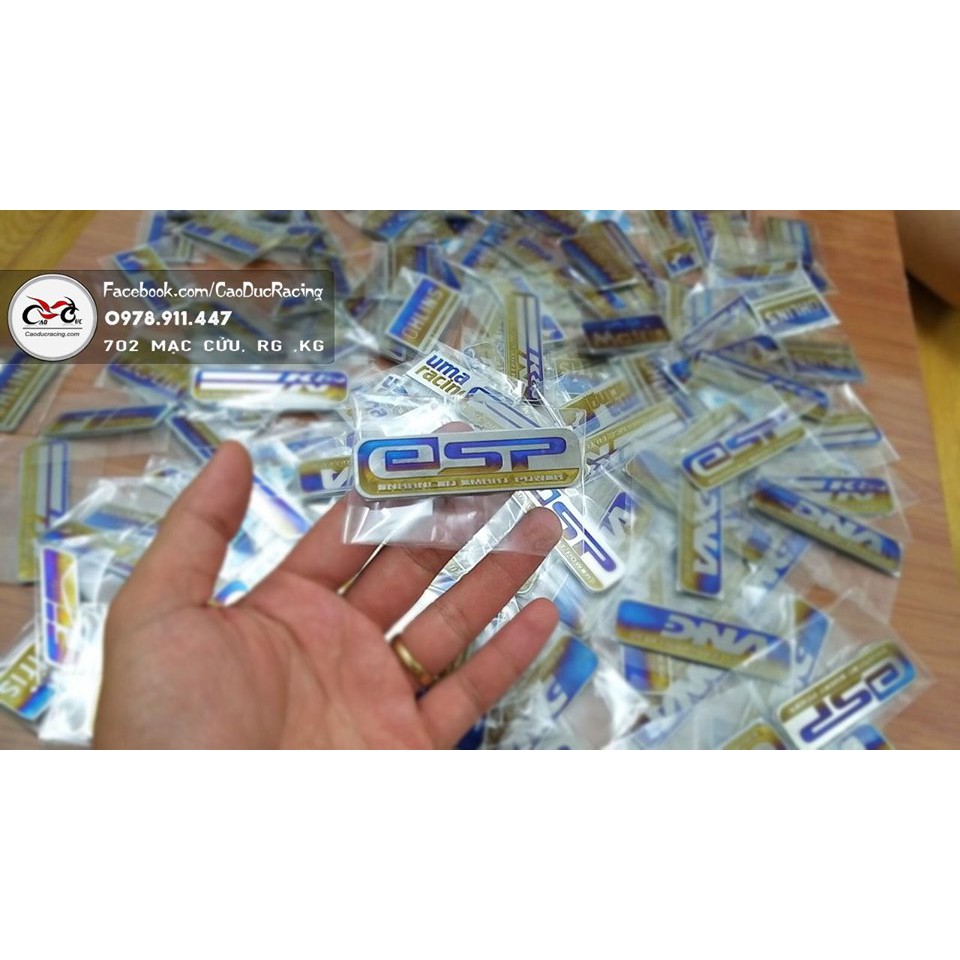 TEM TITAN NHỎ 2X4 gắn mọi chỗ trên xe