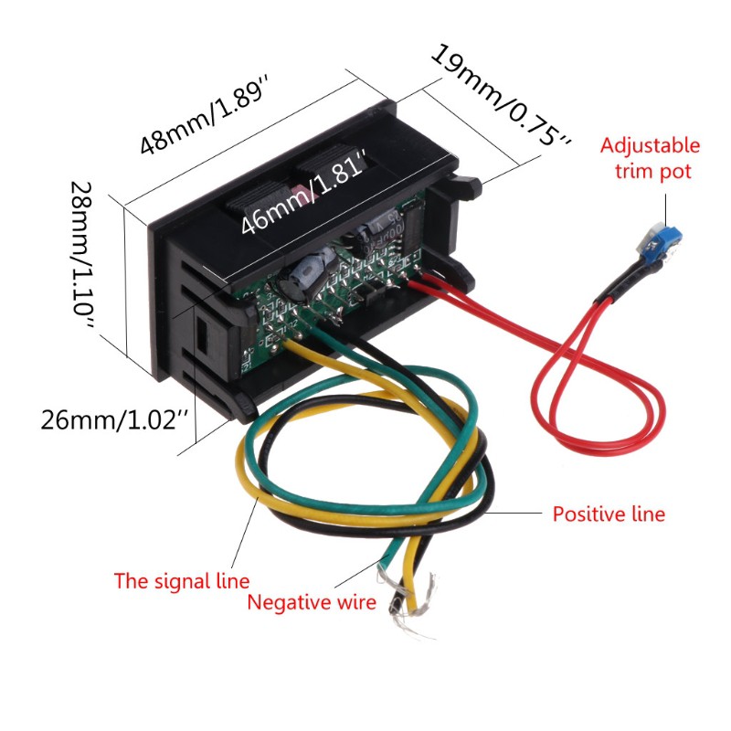 Bộ đồng hồ đo mức dầu xe hơi 12V