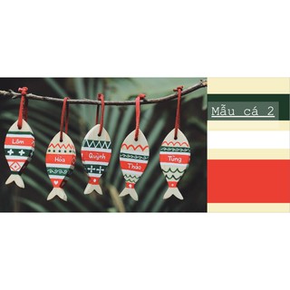MÓC KHOÁ CÁ GỖ HANDMADE