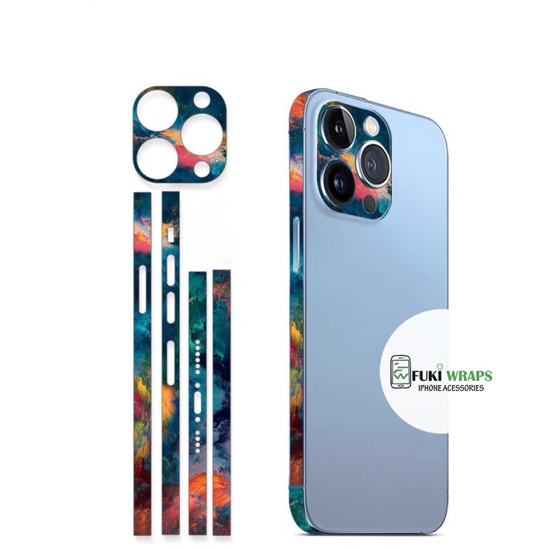 Combo 2 Tấm Dán Viền , Camera Họa Tiết Dành cho iP12prm , ip12 , 12Pro , 12mini - FukiShop