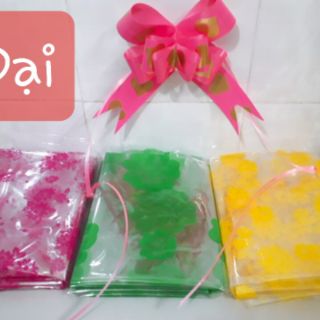 Bao kiếng hoa và Nơ gói quà