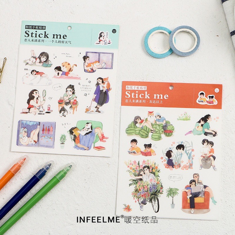 Sticker 1 tấm Happy day