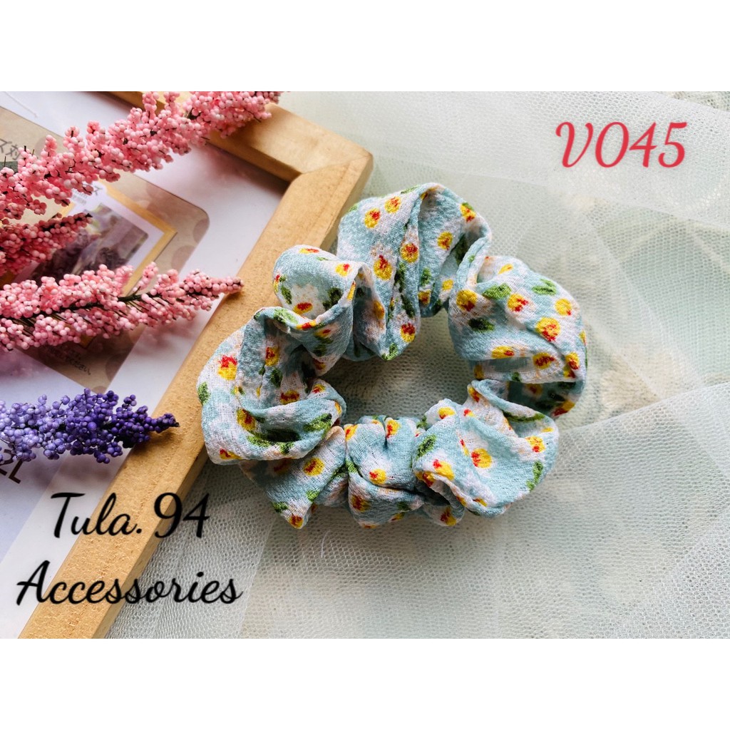 Dây Cột Tóc Bằng Vải Voan Chiffon Nữ Tính Cho Nữ