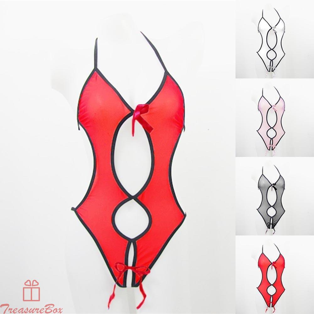 Men Lingerie Thongs Bodysuit See-through Mesh Underwear Sissy Jumpsuit Nightwear 100% brand new and high quality