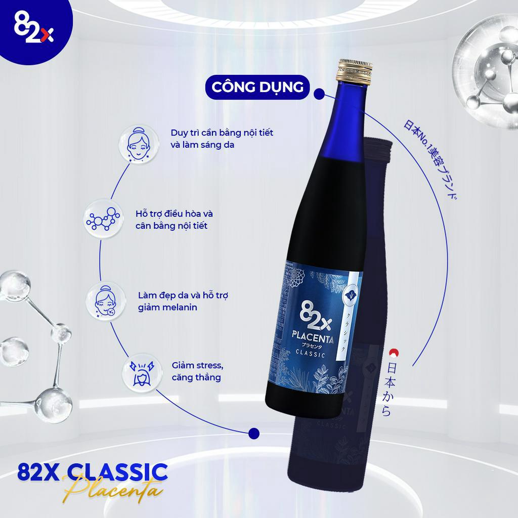 Combo 82X Classic “TRẮNG MỊN DA TUYẾT – THANH KHIẾT HOA LÊ” Dạng Nước, 500ml/Chai Đến Từ Nhật.