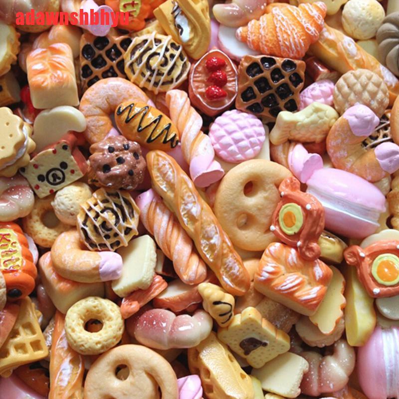 [adawnshbhyu] Đồ Chơi Bánh Donut / Bánh Quy / Thức Ăn Mini
