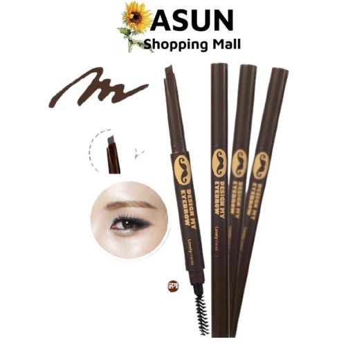 Chì Kẻ Mày 2 Đầu Designing Eyebrow Pencil T H E F A C E S H O P (2 màu)