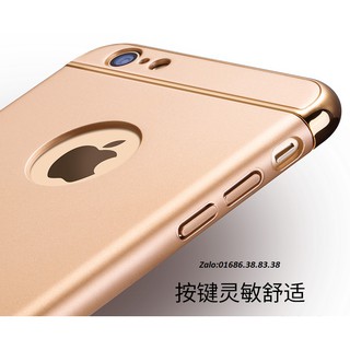 Ốp lưng 3 mảnh bóng đầu Iphone 6/6s (vàng)