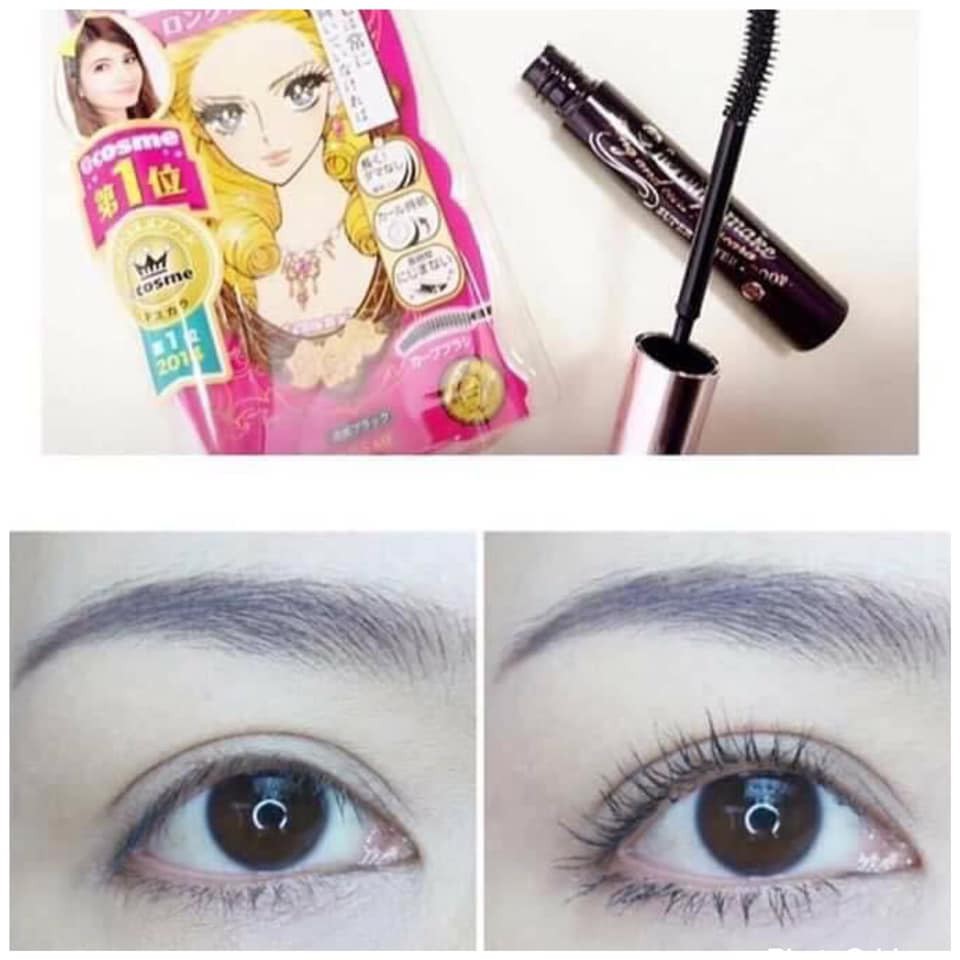 Chuốt Mi Dài Không Trôi Mascara Kiss Me Heroine Nhật Bản Dài Dày Cong Mi Suốt Cả Ngày Chống Nước Lâu Trôi