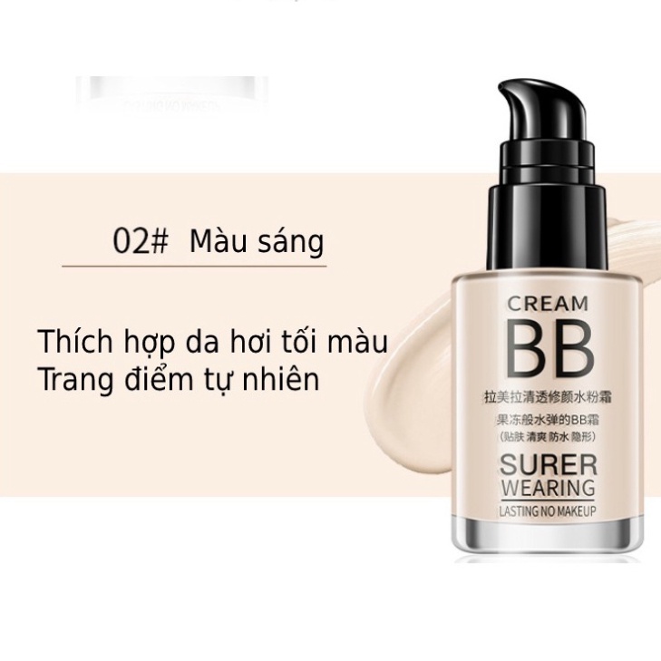 Kem nền Che Khuyết Điểm BB Cream Super Wearing Lameila 30ml Neity LKN2