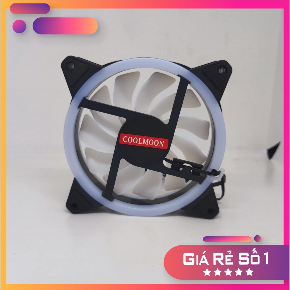 Combo 5 Fan Led RGB Coolmoon L8+ Tặng Bộ Hub Kết Nối Nguồn Và Điều Khiển