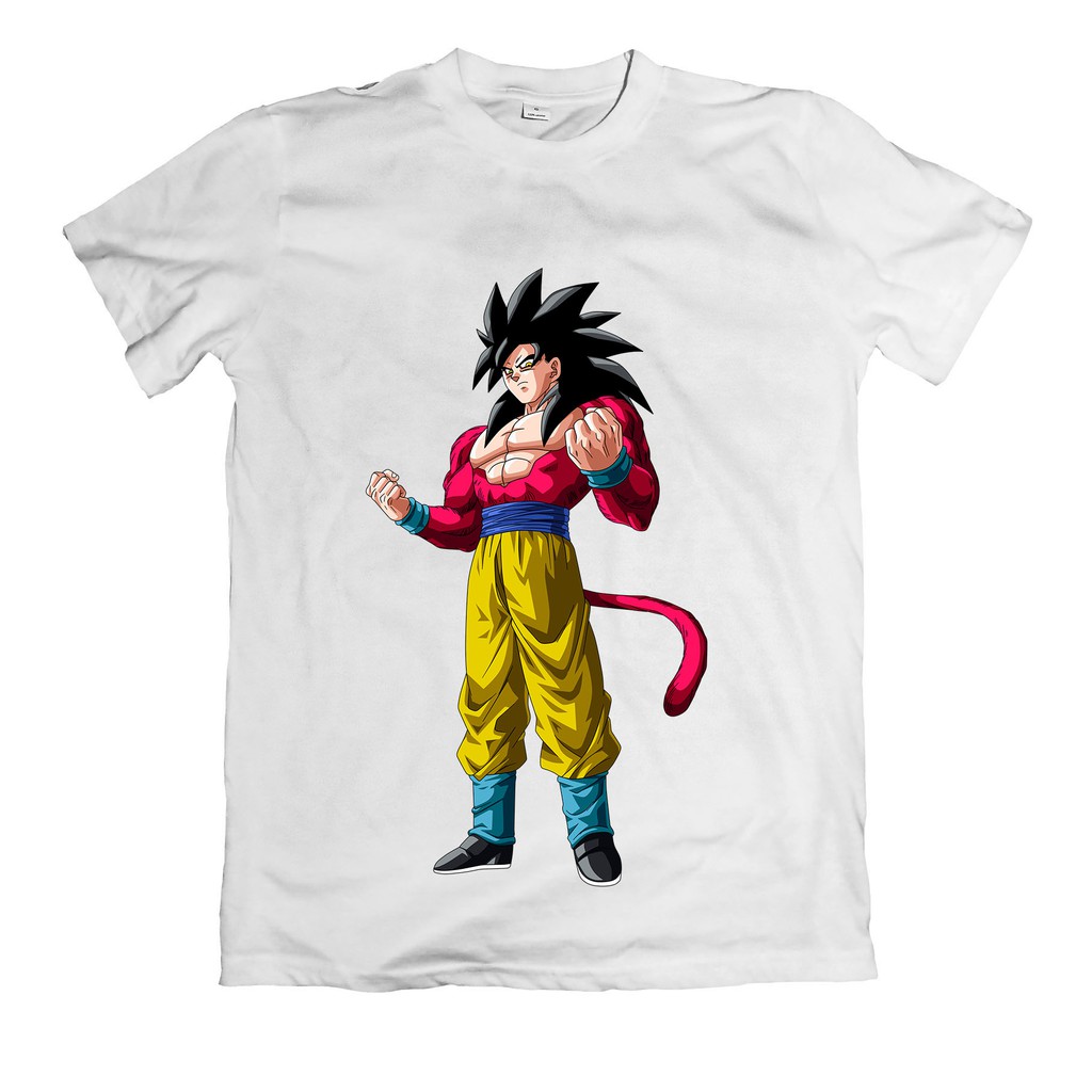 Áo thun in hình Goku SSJ4