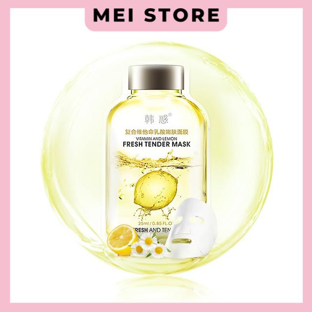Mặt Nạ Hanhuo 4 Vị Chanh Vitamin And Lemon Cấp Ẩm Dưỡng Trắng Trẻ Hóa Da