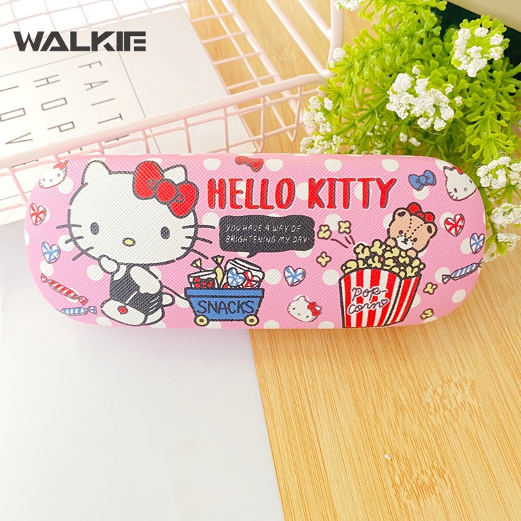 SANRIO Hộp Đựng Mắt Kính Họa Tiết Hoạt Hình Dễ Thương