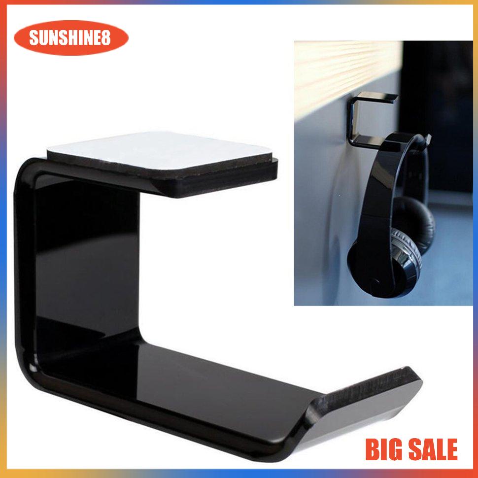 【SUN】Headphone Headset Holder Hanger Earphone Wall/Desk Display Stand Bracket