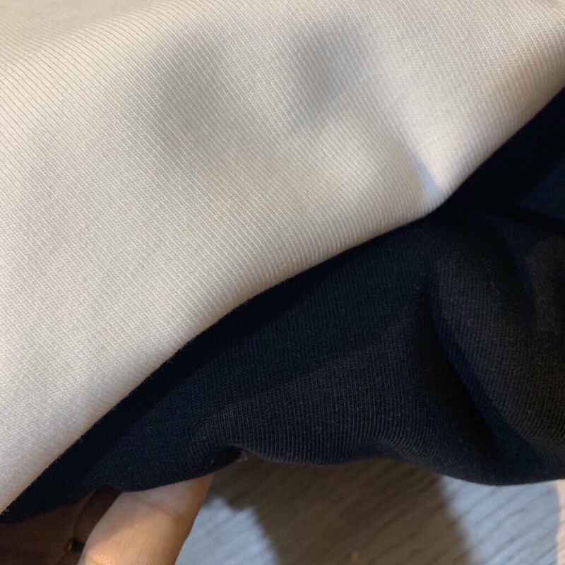 Áo 2 dây cotton sợi mảnh croptop màu đen trắng