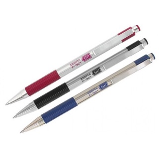 Bút bấm Zebra F301 0.7mm thân inox
