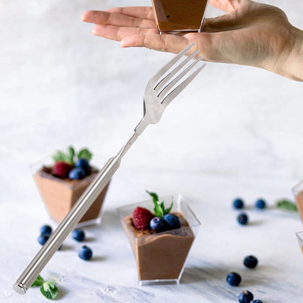 YIYU Nĩa Ăn Trái Cây Bằng Thép Không Gỉ Chắc Chắn Chống Rỉ Sét