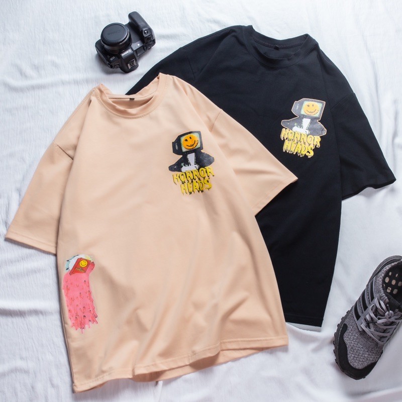 Áo thun tay lỡ unisex HOMIES in hình HORROR