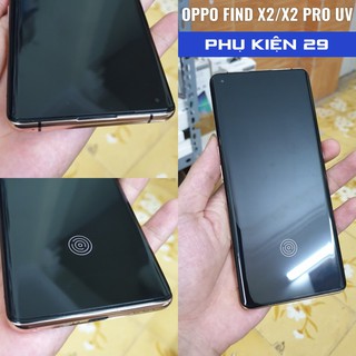 [Oppo Find X2/ X2 Pro] Dán kính cường lực FULL màn FULL keo UV BULLETPROOF