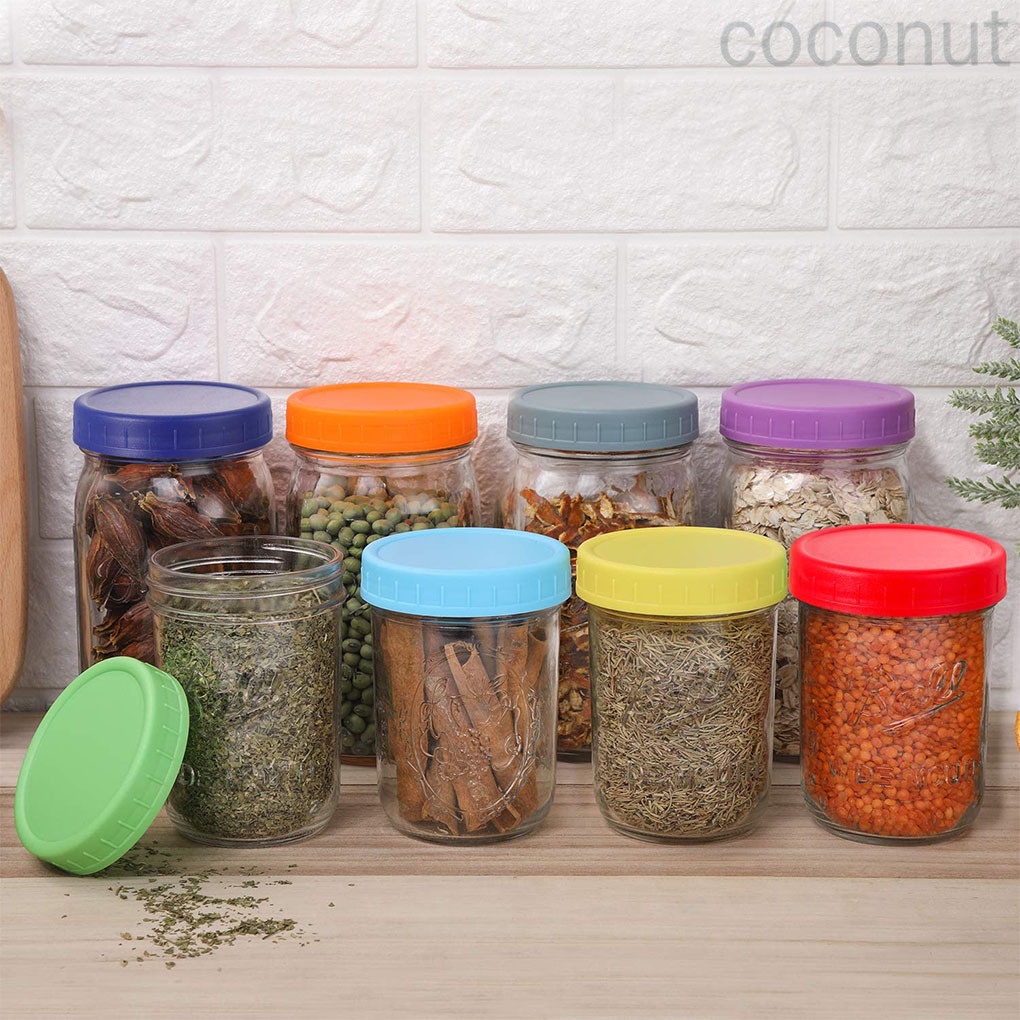 Set 16 Nắp Đậy Bình Nước 70mm 86mm Bằng Nhựa Chống Rò Rỉ Tiện Dụng