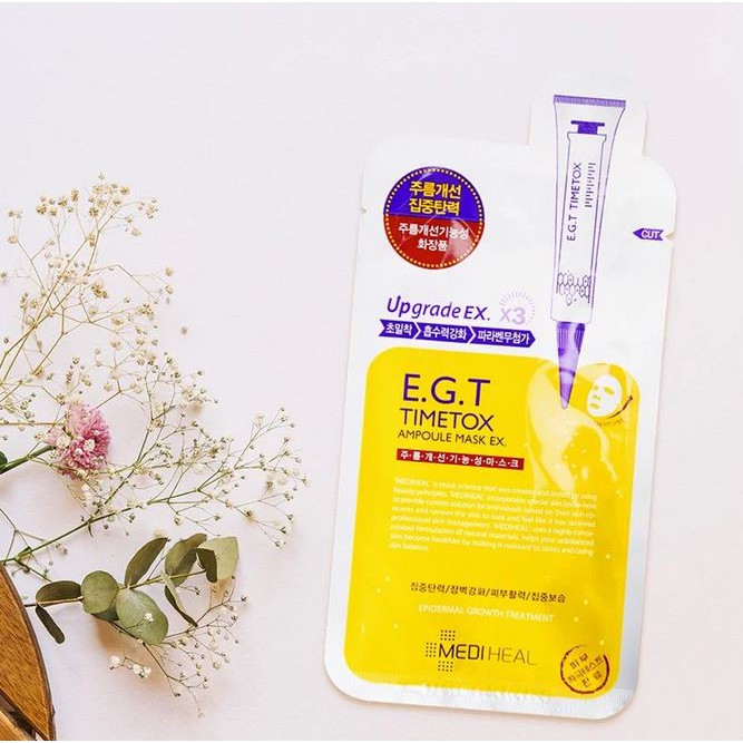 Combo 10 Mặt Nạ Tinh Chất Dưỡng Da Mediheal Ampoule Mask EX 25ml ( IPI, NMF, EGT, HDP, PDF, WHP) Mix