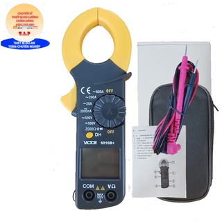 Victor-6016b+ ampe kìm đo dòng điện ac, điện áp ac/dc 600a, điện trở, diot, thông mạch victor 6016b