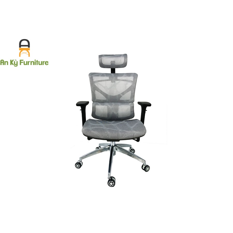 Ghế Xoay Văn Phòng Lưng Lưới, Công Thái Học Ergonomic, Chân Xoay Spirit