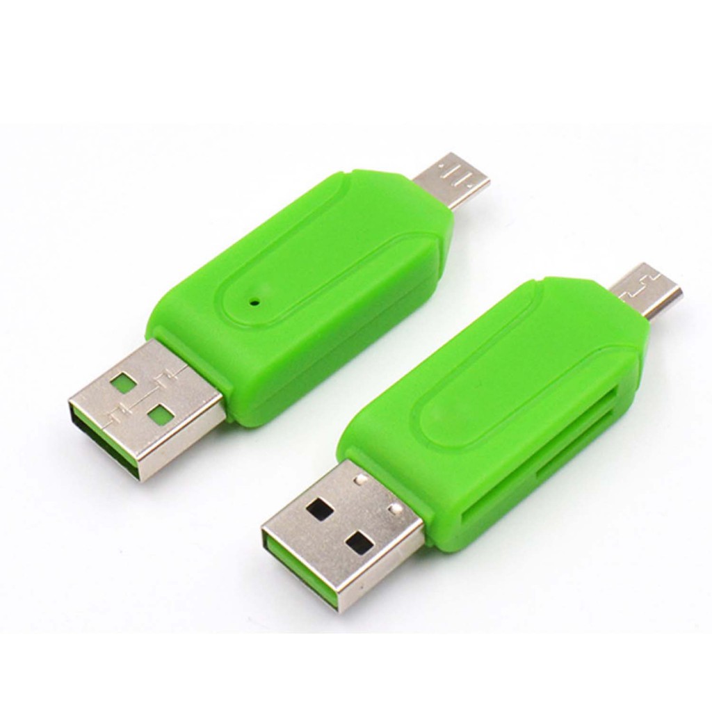 Đầu đọc thẻ nhớ Micro USB 2.0 SD T-Flash MMC SD SDHC TF cho điện thoại máy tính bảng