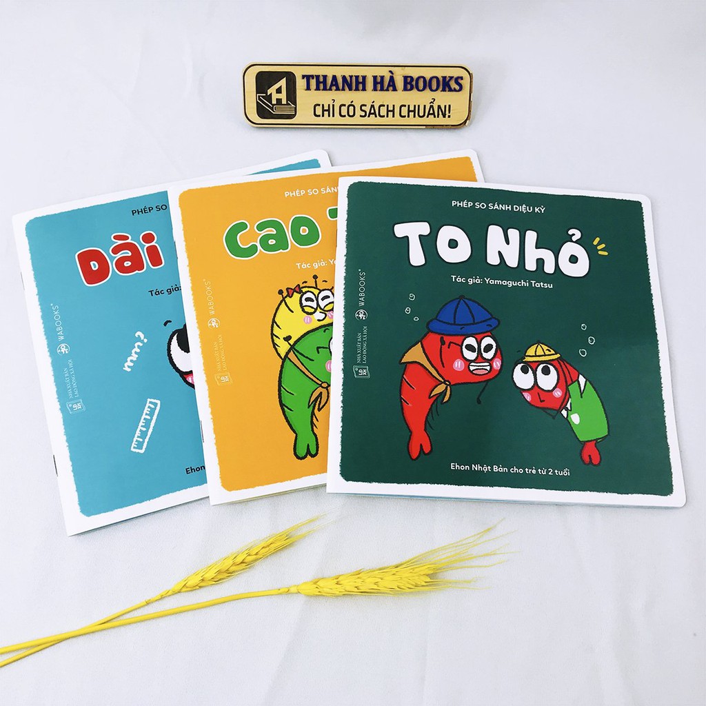 Sách - Ehon Nhật Bản Phép So Sánh Diệu Kỳ - Bộ 3 quyển, lẻ tùy chọn (Dành cho trẻ từ 2 tuổi)