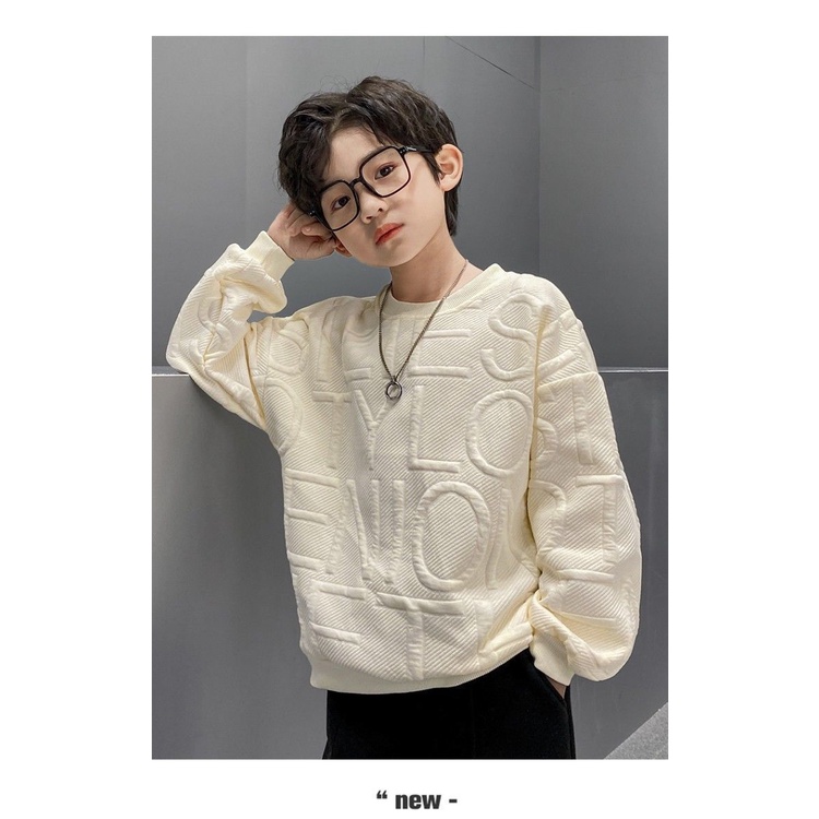 Áo thun tay dài họa tiết dễ thương thời trang cho bé nam