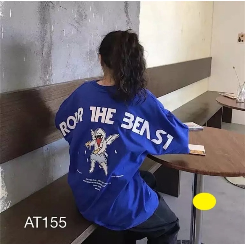 Áo thun nam nữ THE BEAST unisex form rộng cao cấp bền màu cực hot 1kenz