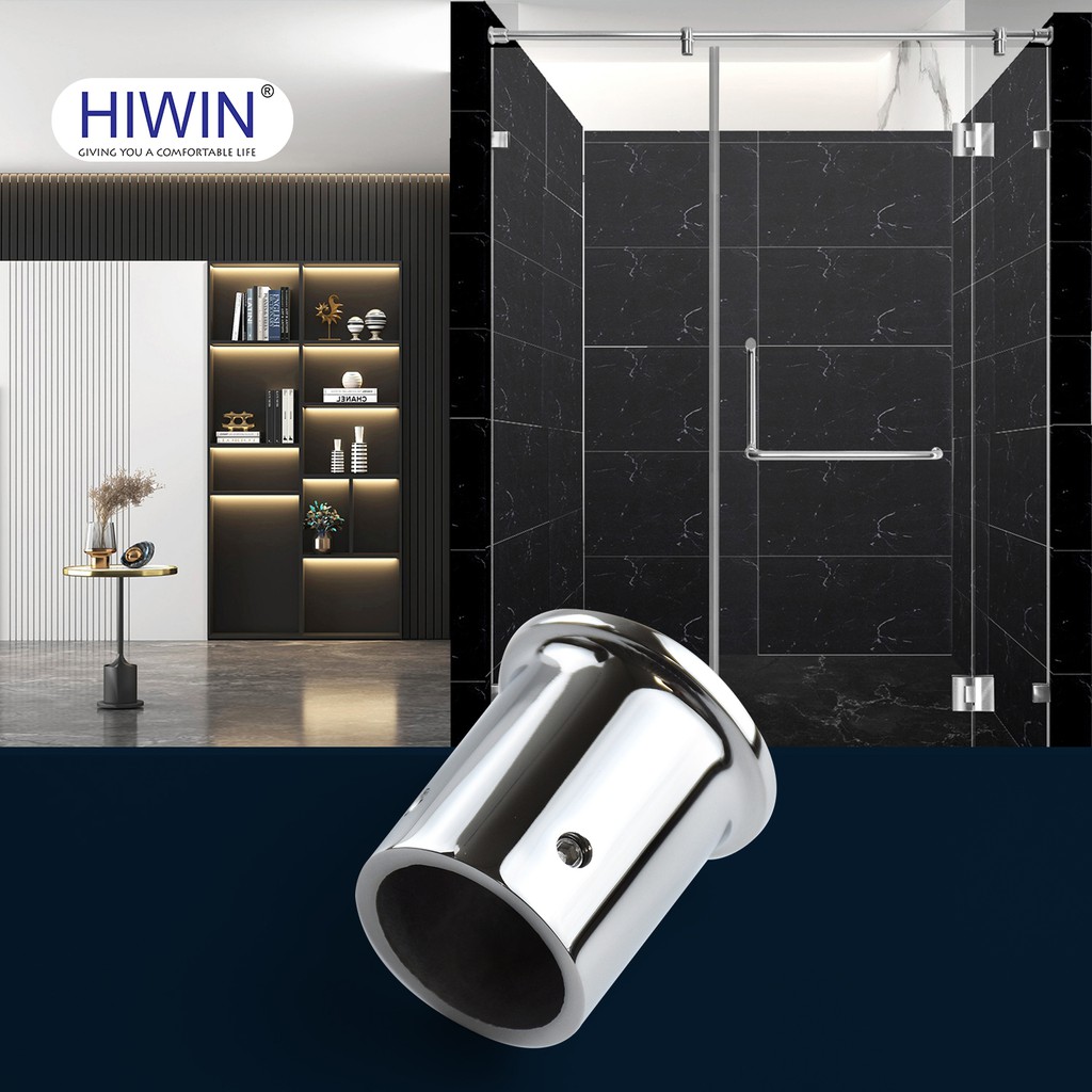 Bát tường vách tắm kính inox 304 mặt gương Hiwin SB-610