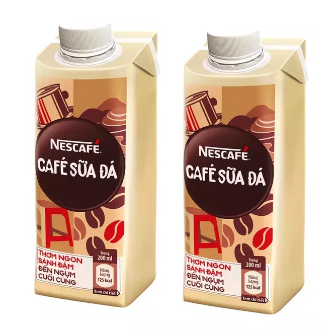 (1 THÙNG 24 HỘP) NESCAFE SỮA ĐÁ DẠNG NƯỚC PHA SẴN 200ML
