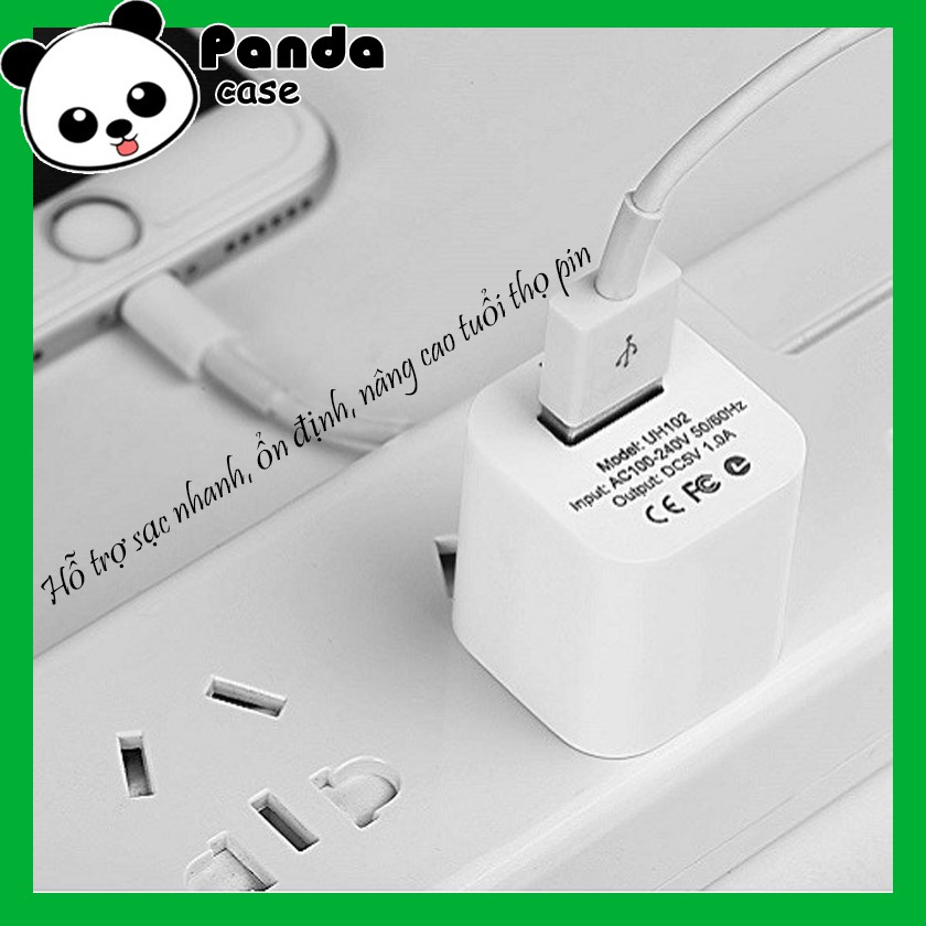 Củ Sạc Hoco UH102 Chính Hãng Cao Cấp – Hỗ Trợ Sạc Nhanh - Cho Điện Thoại IPhone IPad Airpod Tai Nghe Sạc Pin Dự Phòng