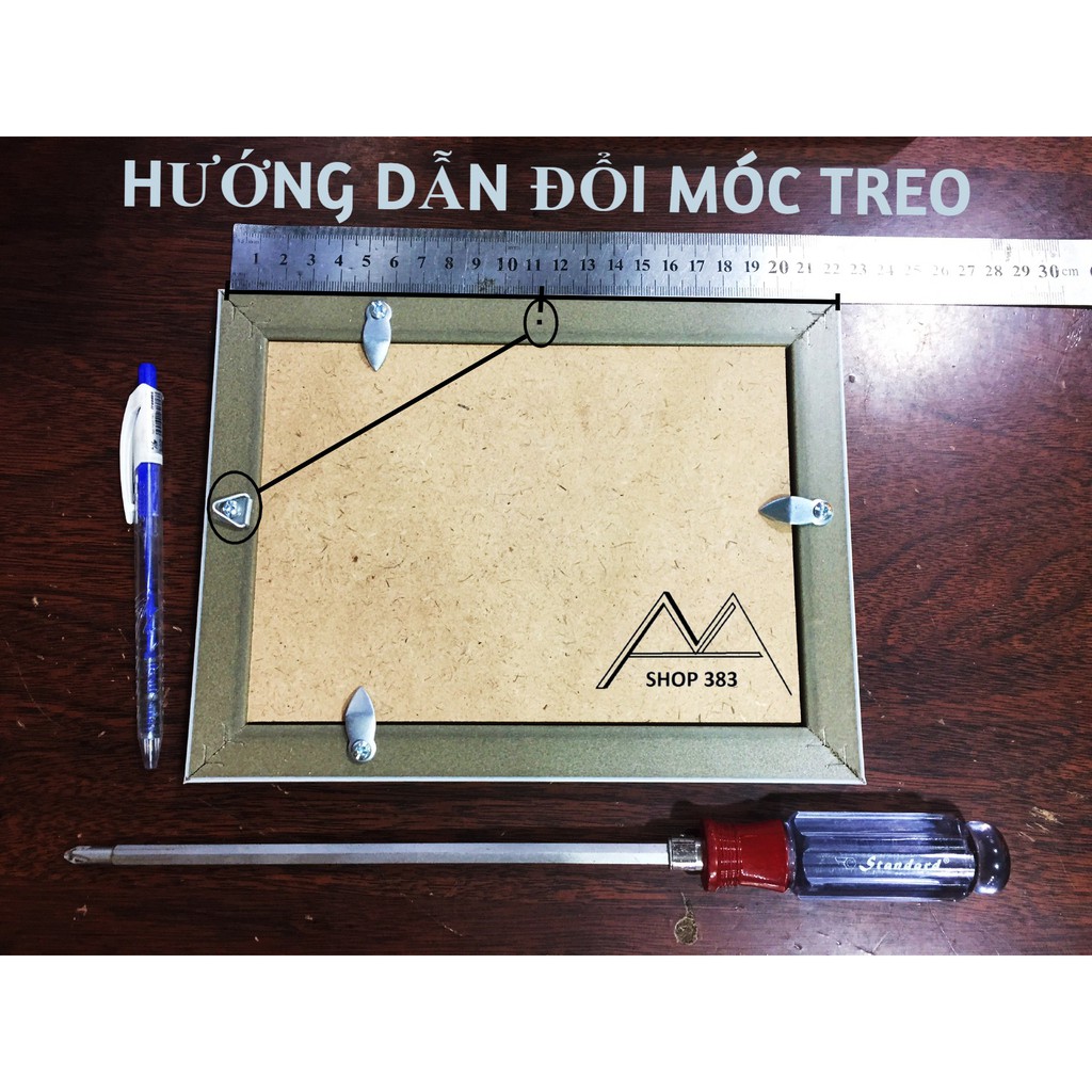 Bộ 9 Khung ảnh treo tường trang trí khung Hàn Quốc cỡ 10*15 ,13*18,15*21 đa dạng màu sắc