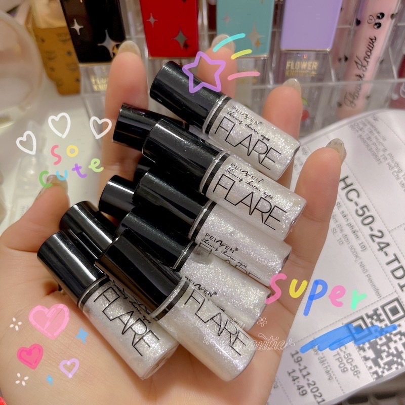 Nhũ Mắt Kim Tuyến Black Style Flare Shining Charm Eyes