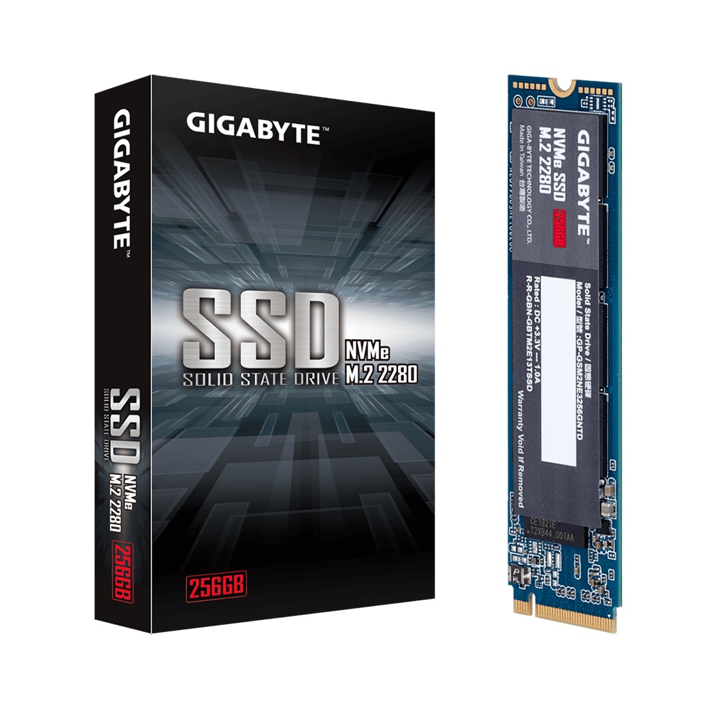  Ổ cứng SSD Gigabyte 256GB PCIe Gen3 x4 NVMe M.2 GP-GSM2NE3256GNTD | BigBuy360 - bigbuy360.vn