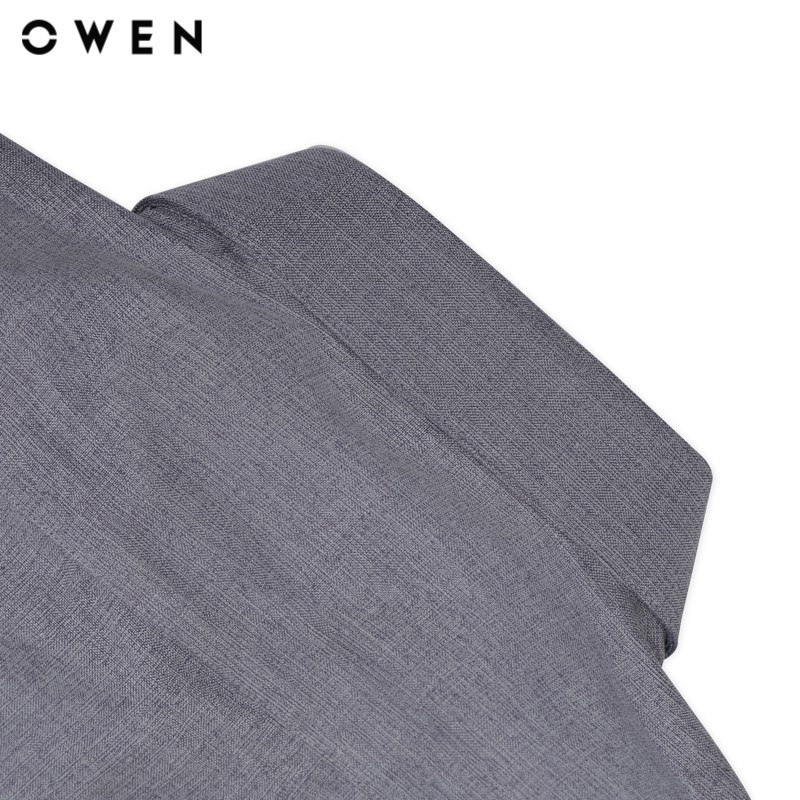 Áo Sơ mi dài tay nam Owen chất Bamboo dáng Regularfit màu xám - AR90852DT | BigBuy360 - bigbuy360.vn