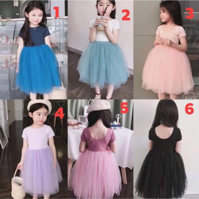 Váy bé gái hàng oder không có sẵn