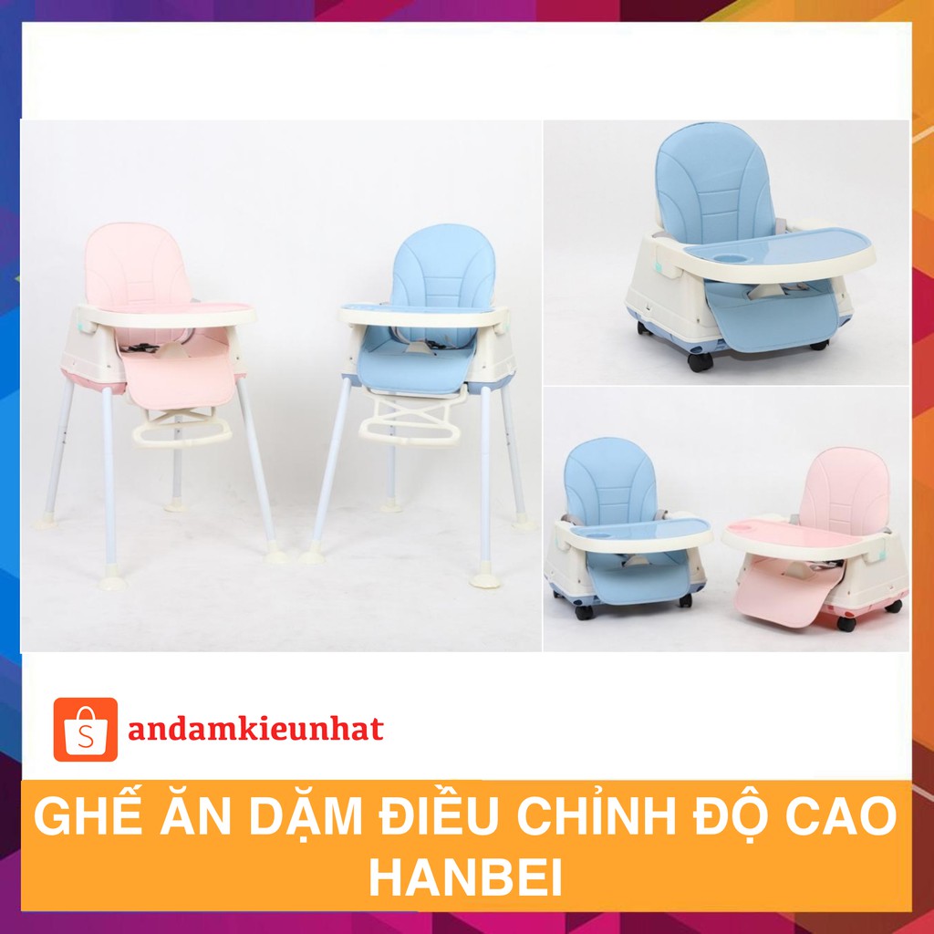 Ghế ăn dặm Hanbei / 9BABY đầy đủ đệm ngồi (Phiên bản 2021)