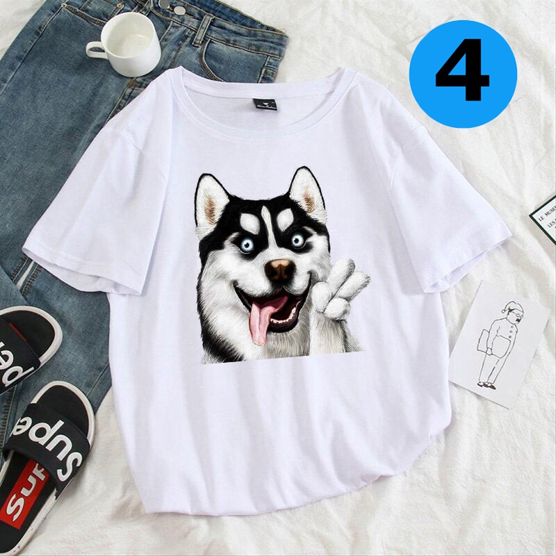 Áo Thun Tay Lỡ 🌹FREESHIP 🌹Giảm 5% khi nhập [ AO THUN NU ]-Áo Thun NỮ NAM UNISEX FORM RỘNG HÌNH CÚN CỰC NGẦU | BigBuy360 - bigbuy360.vn