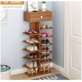 Kệ giày gỗ 7 tầng hình cây tiện dụng, sang trọng